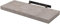 WOLTU Wandboard Wandregal CD DVD Regal Bücherregal Schweberegal Holz Board 60x22.9x3.8cm hell Zement für Büro, Wohnzimmer, Schlafzimmer, Küche RG9319hzt