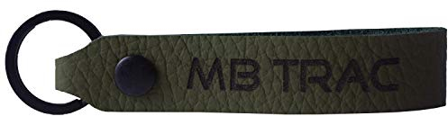 Leder Schlüsselanhänger mit Name Wunschname personalisiert individuell farbig Gravur Olivgrün