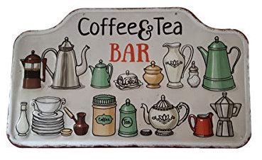 LB H&F Blechschild Blech Schild Wanddeko (Küche)