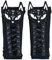 Poizen Industries Damen Dark Kitty Armstulpen, Schwarz, One Size