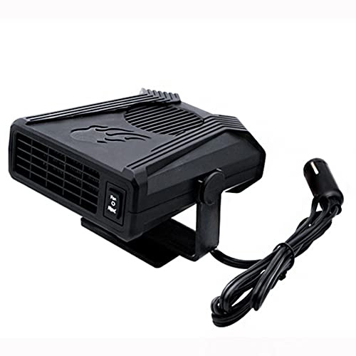 Tragbare Autoheizung, TOTMOX 12V 150W Auto Heizlüfter Frontscheibenheizung, Mini Heizung Fensterheizung, Windschutzscheibe Gebläse-Heizung-Entfroster, 2-in-1 Schnellheiz und Kühllüfter, 360° drehbare