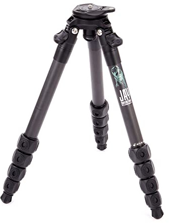 3 Legged Thing Legends Jay Carbon-Stativ mit Nivelliersockel – Verstellbares Kamera- und Videostativ, Reisestativ mit Nivelliersockel und 3 abnehmbaren Beinen