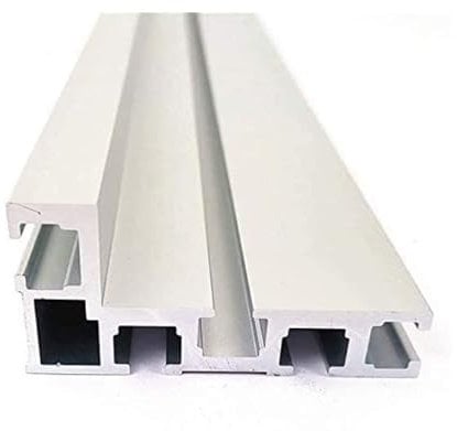 T Track Tipo 75, Riel en T, T-track Mitre Slot para plantillas, fijaciones, trineos, mesas de carpintería, T Slot T Track, 75 mm de altura (600 mm)