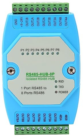 Le Concentrateur RS485 de qualité Industrielle Adopte Un Concentrateur RS485 à 8 Ports 300 à 460 800 BPS, 32 Nœuds, Un Répéteur RS485 Industriel Semi-Duplex Auto-adaptatif pour