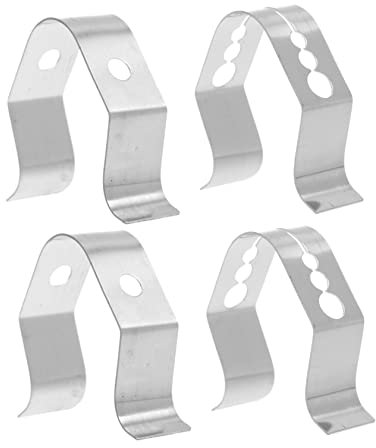 4 Thermometerklemmen aus 304 Edelstahl Metallhalterung für Kochthermometer Leicht und Präzise für Kaffeekannen und Ölpfannen