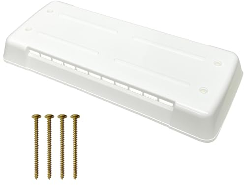 showingo RV Roof Refrigerator Vent Cover 65528 Replacement for Ventmate 65528 Dometic White Refrigerator Vent Cover