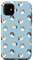 iPhone 11 Guinea Pig Pattern Funny Cute Animal Blue Case