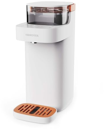 Naturewater NW-3-1100 3 Stufen Auftisch Wasserfilter, Ultrafilteranlage mit Sedimentfilter und Aktivkohle, Trinkwasserfilter mit 4 Temperaturstufen