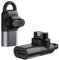 MoKo USB C auf Garmin Adapter 2 Stück, 90 Grad Typ C Ladegerät Stecker Ladeadapter Datentransfer für Garmin Fenix 7/7S/7X/6/6S/6X/5/5S/5X/Forerunner 245/255/Vivoactive 3/4/Instinct 2, Schwarz/Grau