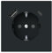 Busch-Jaeger 20 EUCB2USBAC-45M SCHUKO®-/USB-A+C Steckdose Safety+ Schwarz matt Busch-art-linear 2CKA002011A6322