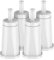GLACIER FRESH (4 Stück) Wasserfilter kompatibel mit Sage® Kaffeevollautomat Barista Express Pro Oracle Touch, Ersatz für Sage® Wasserfilter für Kaffeevollautomaten SES875/876/878/880/980/990/500/810