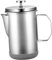F Fityle 1L Coffee Pot with Plunger for Home And Office, Silver