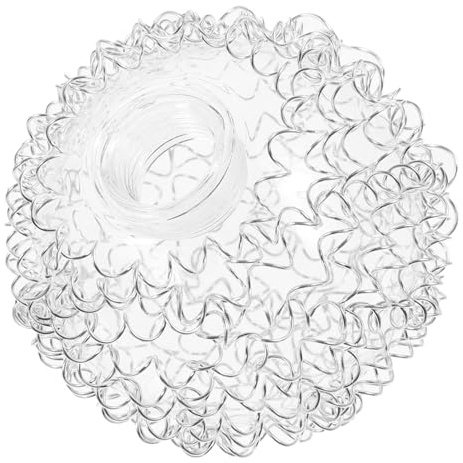 Ersatzglasschirme für Pendelleuchten G9, Glaslampenschirm | Lampenschirm Glaskugel, Draht Lampenschirm, Glaskugel Lampenabdeckung, 1 Stück, Feine Struktur