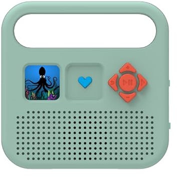 Merlin (Nouveau modèle, + 1 000 titres issus des répertoires Audio de Bayard, Milan et Radio France pour Les Enfants de 3 à 12 Ans – Histoires, musiques, documentaires, Yoga, Anglais, Vert Amande