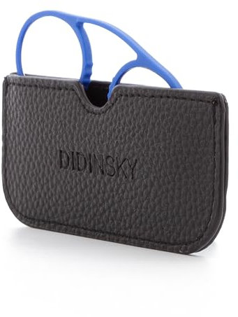 DIDINSKY Prado – Lesebrille ohne Bügel mit Haftetui für das Smartphone | Ultradünn, Leicht und Robust | Minimalistisches Design (Klein, 2, x, ROUND)