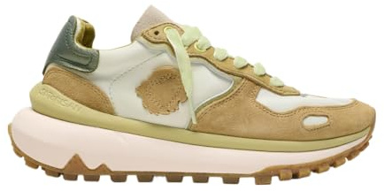 Satorisan - Chacrona Metta Premium Ul - Casual Sneaker Damen - Vintage Leder Sportschuhe Bequem, Nachhaltig und Dauerhaft - Farbe Clarity Green - Größe 39