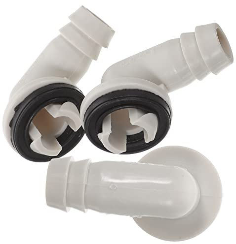 Mikinona 3Pcs Window Air Conditioning Unit Connector Elbow Hose Fitting Adapter for Split Unit Drainage Compatible with Midea Efficient Leak Prevention Design
