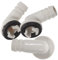 Mikinona 3Pcs Window Air Conditioning Unit Connector Elbow Hose Fitting Adapter for Split Unit Drainage Compatible with Midea Efficient Leak Prevention Design