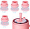 Magnetic Straw Caps, 4X Silicone Tumbler Toppers Set, Secure Leakproof Covers with Anti Loss Fit, Ideal Drinking Cup Accessories for Travel Gym Outdoor Home Trip and Vacation Use