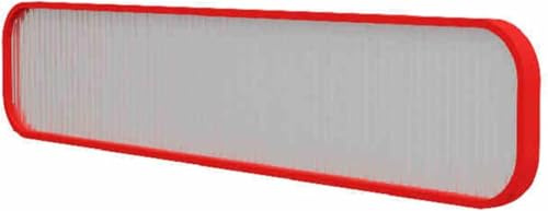 Trennwände für Essbereiche, freistehende Trennwände aus Eisen, Glas, durchscheinend, für Schreibtisch, Esszimmer, Sichtschutz, mehrfarbig, verschiedene Größen, 1 Stück, 2, 3, 4, 5 (Rot, 3 Stück)
