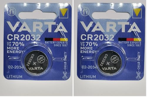 Varta - 1 Pile Ronde Lithium - CR2032 (Lot de 2)