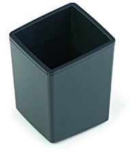 Durable 338858 Papelera de punto de café Papelera de mesa, papelera de mesa para cápsulas de café/bolsas de té/tarros de leche, antracita