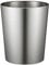 iDesign 25240EU Patton Mülleimer Papierkorb für Bad, Büro, Küche, 20,32 x 0,254 x 24,8 cm, bronze, Edelstahl Gebürstet