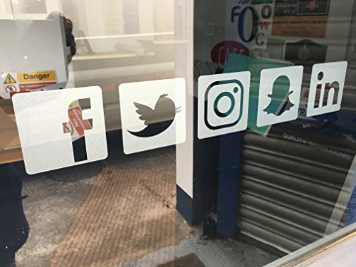 Tira para cristal, redes sociales para tu ventana