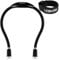 LEDGLE Leselampe LED Buchlampe Wiederaufladbar, Handarbeitslampe Flexibel, 3-Stufe Helligkeit, USB-Kabel Inklusive, 6500-7000K,Schwarz
