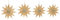Rudolphs Schatzkiste Baumbehang Holzsterne 4er Set BxHxT=8x8x2cm NEU Weihnachten Baumschmuck Holzschmuck Holz Seiffen Erzgebirge Strauchbehang Dekoration