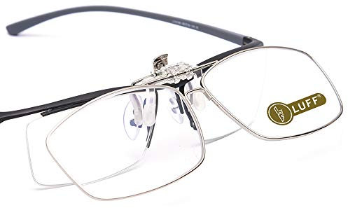 LUFF Lesebrille Clip Lupe Tragbare Clips, geeignet für verschiedene Gläser(4.0X)