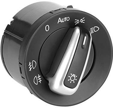 KSTE Lichtschalter, Auto-Scheinwerfer Nebelscheinwerfer Schalter-Steuerung for V-W Passat C-C M-K5 G-o-l-f.