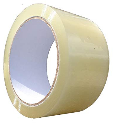 varivendo Paketklebeband Paketband Packband 50 mm x 66 m, transparent (1 Rolle)