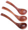 3er Pack Holz Naturholz Suppenlöffel, Haferbrei Löffel, Getreidelöffel, Premium Holz Servierlöffel Langlebig Geeignet für Haferbrei, Suppe, Ramen, Hot Pot, Restaurant, Haushalt usw. (3 Größe)