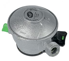 KEMPER - Propan Druckminderer mit Clip, Quick-On-Ventil, Durchmesser 20 mm, mit Sicherung Antargas Primagaz, Totalgaz Finagaz
