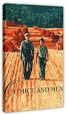 Of Mice And Men Vintage Movie Classic Film Canvas Wall Art Decor Paintings for Living Room Home Decoration Frame 20×30inch(50×75cm)