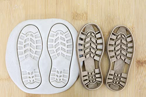 Schuhabdruck (Paar) cookie cutter Fondant Keksstempel/Ausstechform keksausstecher PLA ca.8cm