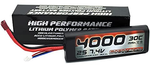 mobo-racing LiPo 2S 7,4 V 4000 mAh 30C T-plug Deans Power Racing by Team Corally