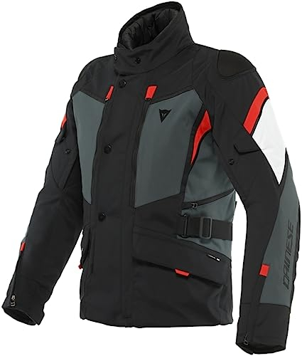 Dainese Carve Master 3 Gore-Tex Motorrad Textiljacke, schwarz/grau/rot, 54
