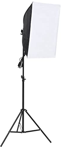 vidaXL Professionelle Studioleuchte 60x40 cm, Studiobeleuchtung Set, Softbox, Studioleuchte, Fotostudio Beleuchtung Set, Softboxen, Studiolicht