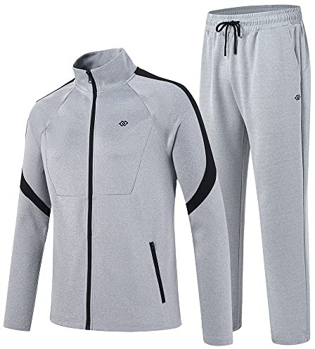 MoFiz Sportbekleidung für Herren Jogginganzug Trainingsanzug Freizeitanzug Tracksuit Outdoor-Aktivitäten