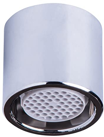 Cornat Strahlregler M18 x 1 IG – silber – Aus Messing | Wasserersparnis von bis zu 50 % – Mit Dichtung – Passend für handelsübliche Armaturen – Luftsprudler – Mischdüse