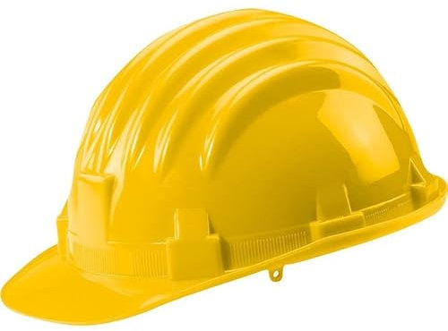 La zappa Arbeitshelm, Schutzhelm, Polyethylen, verstellbar, Gelb