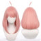 Anime-Kosplay-Perücke, pinke kurze Bob-Perücke, synthetische Haare für Rollenspiele und Halloween-Kostüme