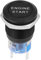 Botón de Arranque de Coche de 12 V, Interruptor de Encendido de 19 Mm, Botón de Arranque del Motor, Botón de Arranque del Motor, Interruptor de Llave LED Resistente Al Agua,