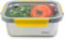 PIKA - Boite alimentaire 1780ml en inox et couvercle en verre trempé – Hermétique et légère – Compatible micro-ondes, four, congélateur – MetalShock