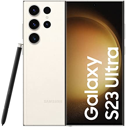 Samsung Galaxy S23 Ultra AI-Android-Smartphone, 256GB, 5.000mAh Akku, Smartphone ohne Vertrag Cream inkl. 36 Monate Herstellergarantie [Exklusiv bei Amazon]