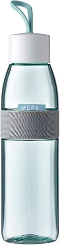 Mepal Wasserflasche Ellipse Nordic Green – 500 ml Inhalt – auch für kohlensäurehaltige Getränke – bruchfestes Material - auslaufsicher - Spülmaschinengeeignet