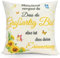 Sunia Inspirierende Geschenke für Frauen, Kissenbezüge 45x45 cm,Dekokissen Kissen mit Taschen,Geburtstagsgeschenk für Frauen,Beste Freundschaft Geschenke,Geschenke für Freundin Mama Schwester Oma Frau