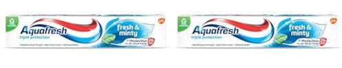 Aquafresh Toothpaste Triple Protection Fresh & Minty, 75 ml (Pack of 2)